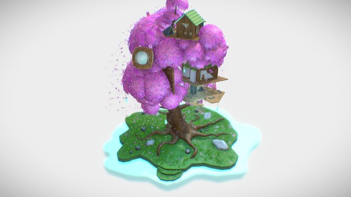 Tree House 3D Model