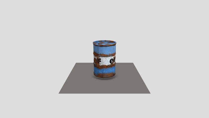 Oil_barrel 3D Model