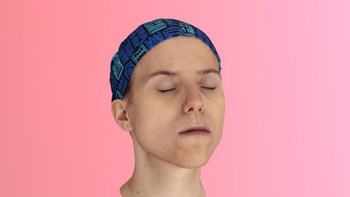 woman head scan 3D Model