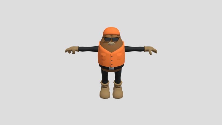 Killer bean unleashed: DJ bean 3D Model