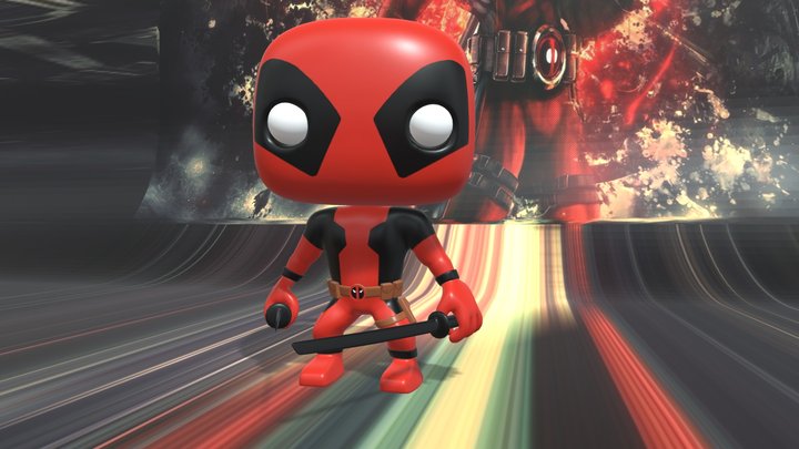 DeadPOOL 3D Model
