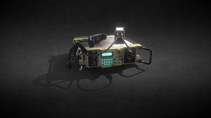 Military_Radio 3D Model