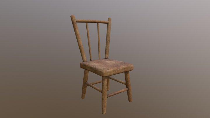 Old Chair 3D Model