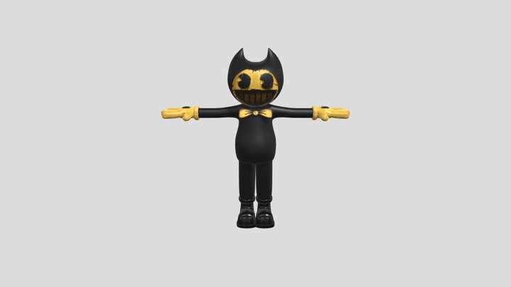 Bendy Mascot Costume 3D Model