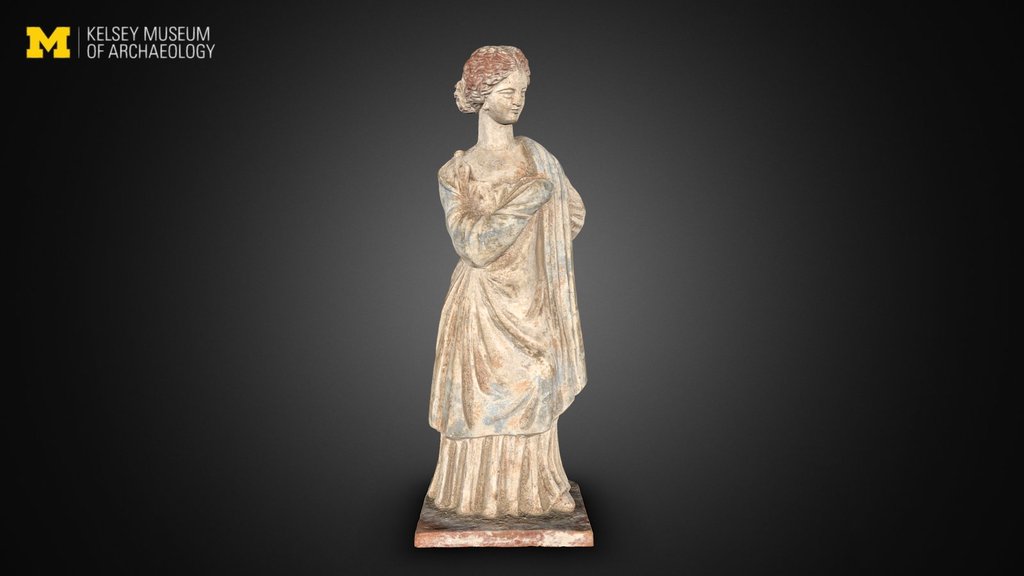 Female Tanagra-Style Figurine
