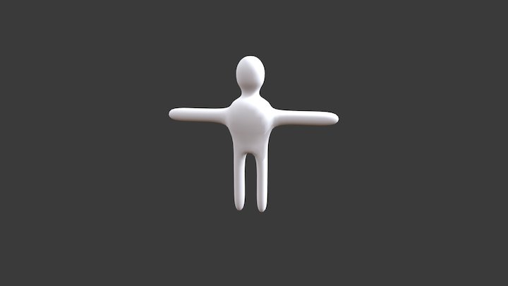 STICK FIGURE 3D Model