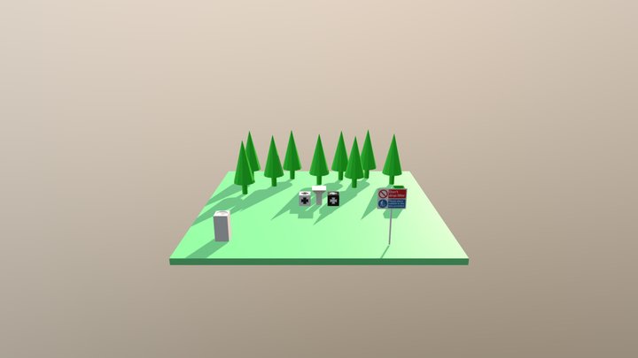 Chess Park 2 3D Model