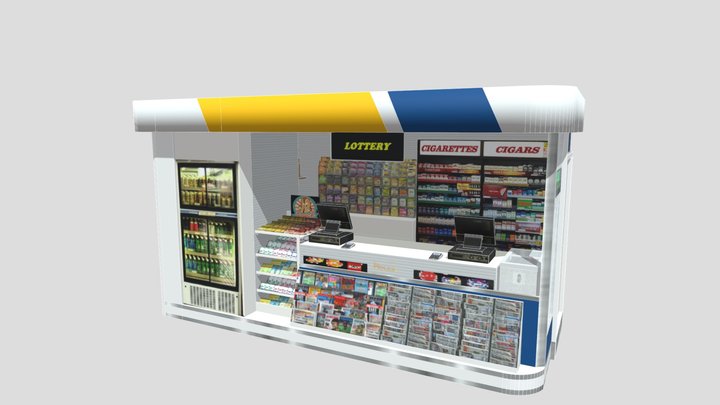 Convenience store stand 3D Model
