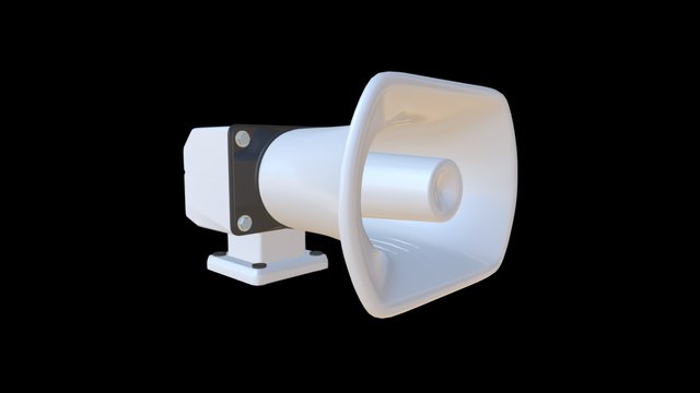SANSHIN EHV-S120 ELECTRONIC HORN IP56 3D Model