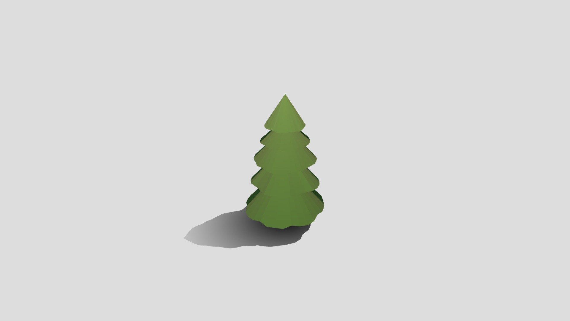 Conifer Tree - Low poly