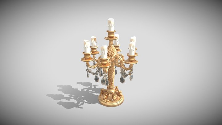 Candelabro Con Textura
