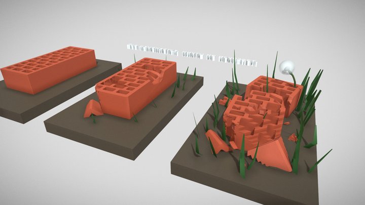 Bricks and time 3D Model