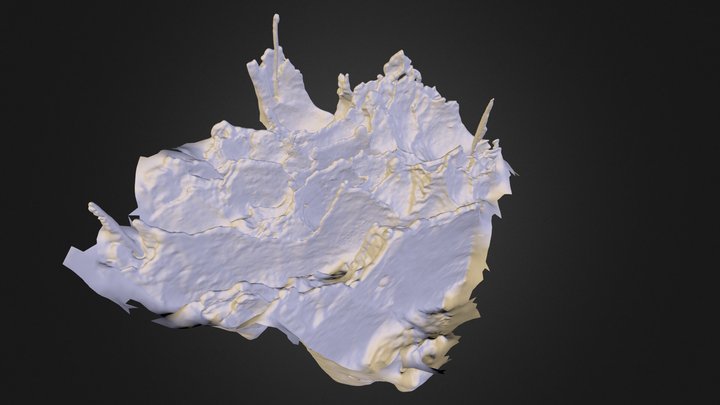 Site B: 3 January 2014 penitentes 3D Model