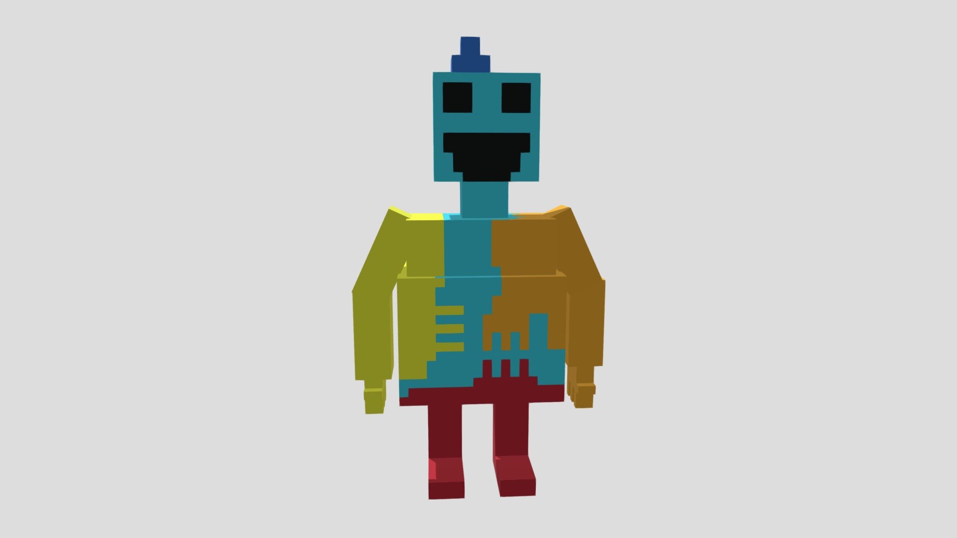 Doey The Doughman Minecraft Mob - Download Free 3D model by