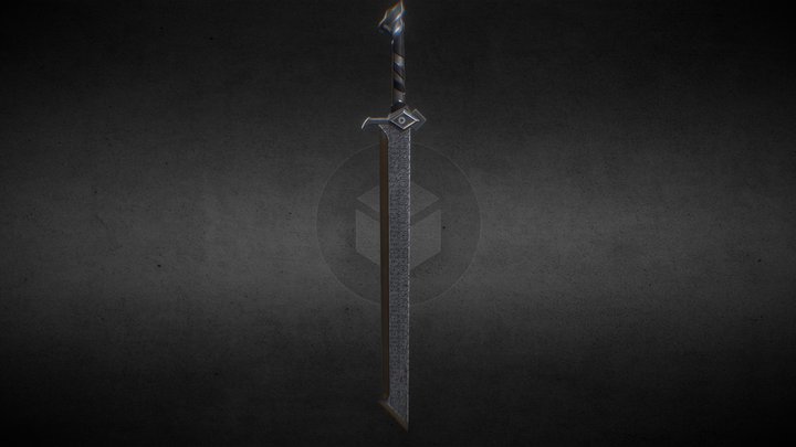 Dark Sword 3D Model