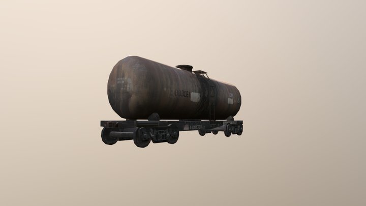 Train_vagon_cisterna – Modello 3D gratuito STL
