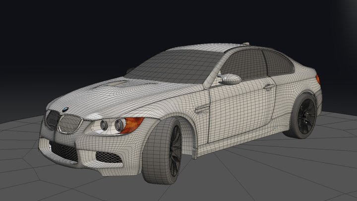 BMW Car Model 3D Model