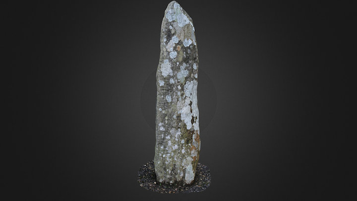 Rathcobane ogham stone (I-COR-013) 3D Model