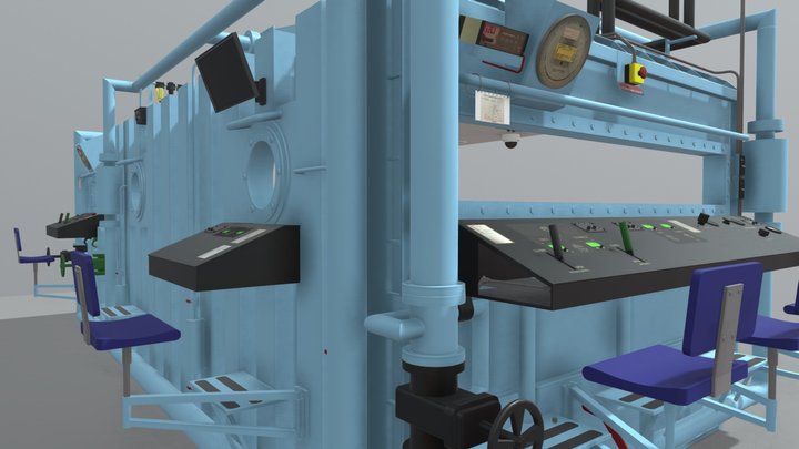 Hypobaric Altitude Chamber 3D Model