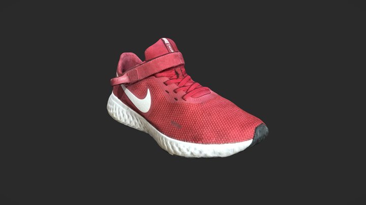 Nike Red Trainer - 3D Scan 3D Model