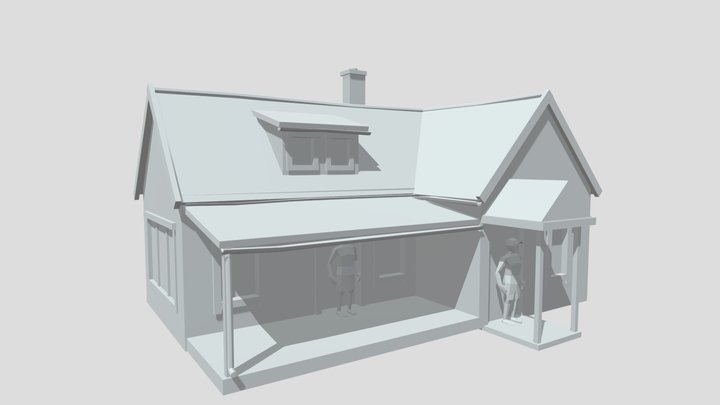Milestone: House model 3D Model