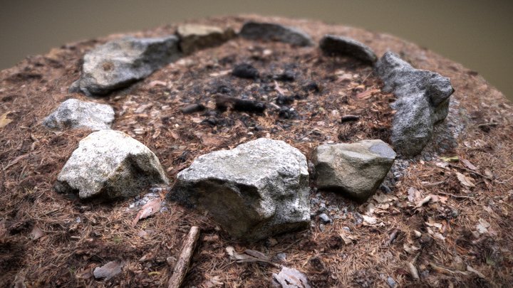 Campfire Photogrammetry 3D Model