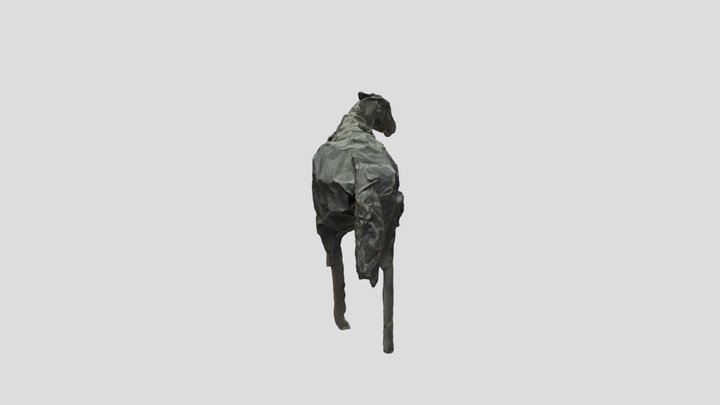 Horse sculpture 3D Model