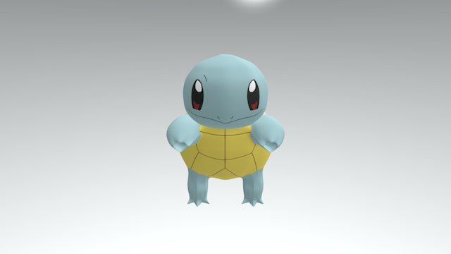 Squirtle - Pokémon 3D Model