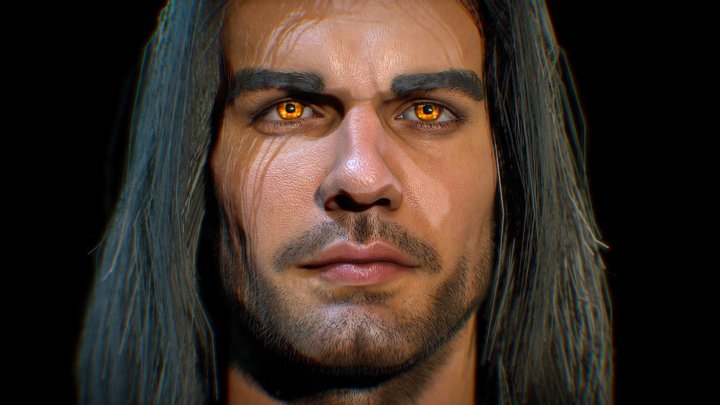 Geralt Of Rivia (Netflix Version) 3D Model 3D Model