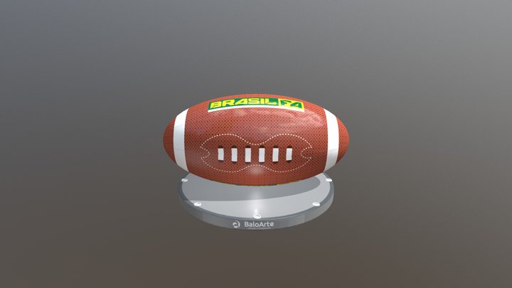 futebol americano inflável 3D Model