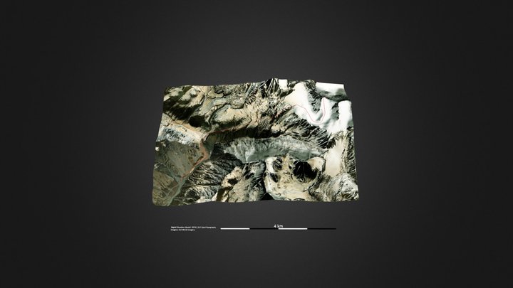 岗什卡三峰 – Modello 3D gratuito STL