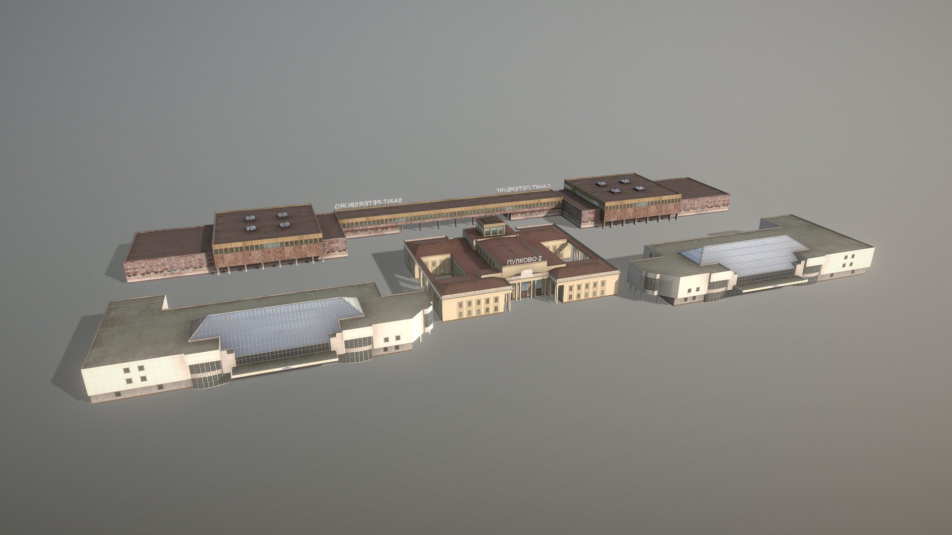 3D model Airport Terminal ULLI_Terminal_Pulkovo2