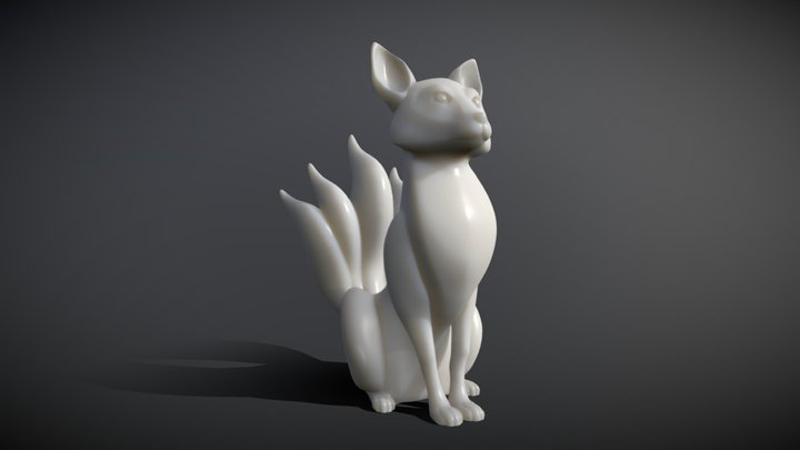 Kitsune 3D Model
