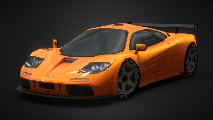 McLaren F1 LM [GT2/PSX Style] 3D Model