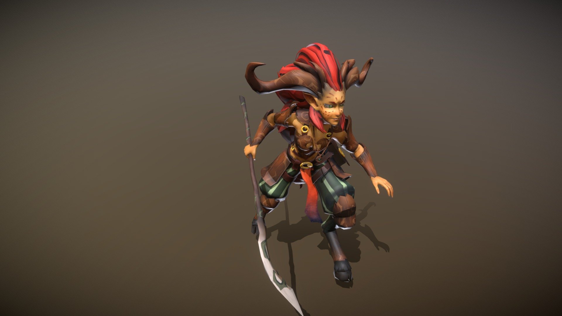 Bipedal Faun Animation Cycles - 3D model by ZacYoung [a213032] - Sketchfab