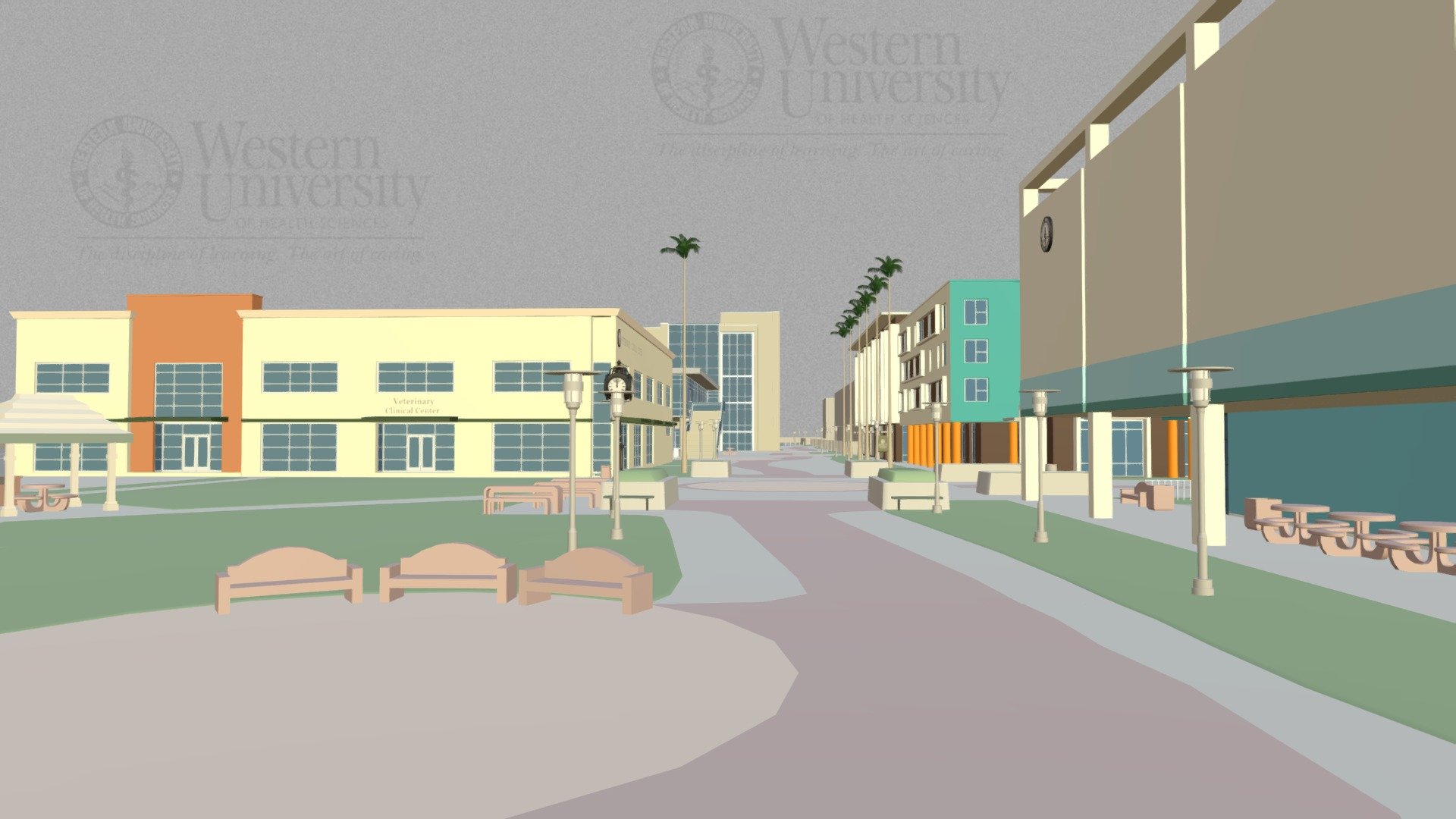 Western University of Health Sciences Campus - 3D model by WesternU3D ...