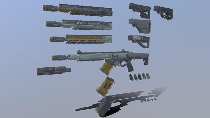 Call of Duty: Black Ops 7 - EGRT-17 – Kostenloses 3D-Modell STL
