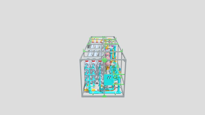 ИТКД_056_0_0223_200 Обратноосмотический модуль 2 3D Model