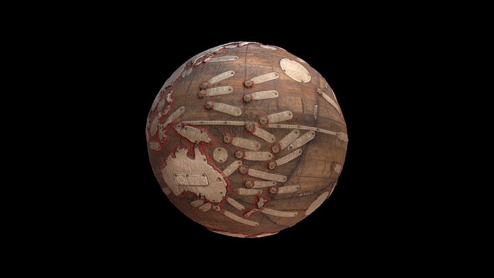 Braille globe 3D Model