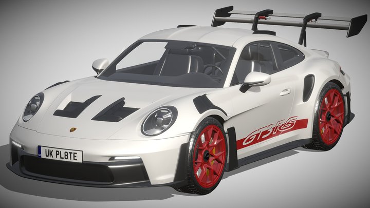 Porsche 911 GT3 RS 2022 3D Model