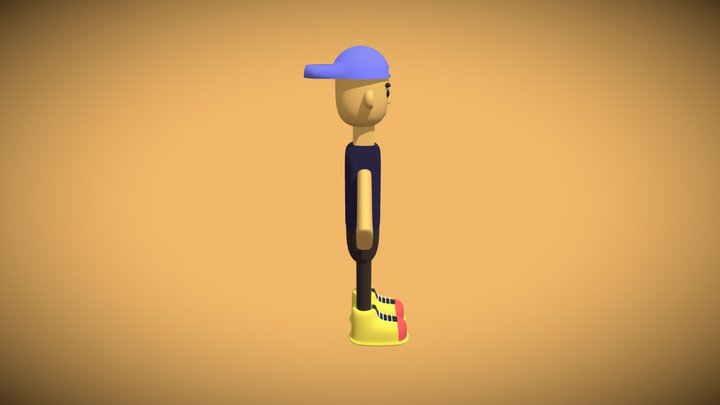 3D Human Character 3D Model
