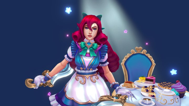 Cafe Cutie Katarina 3D Model