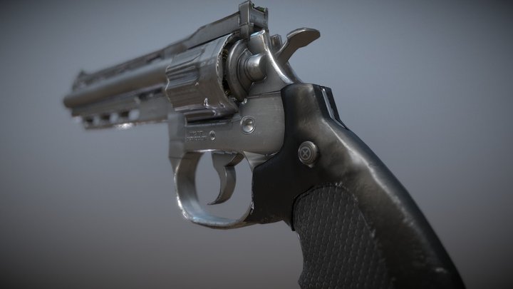 Colt Python .357 3D Model