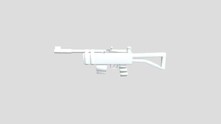 Just Some Gun I Made With Blender 3D Model