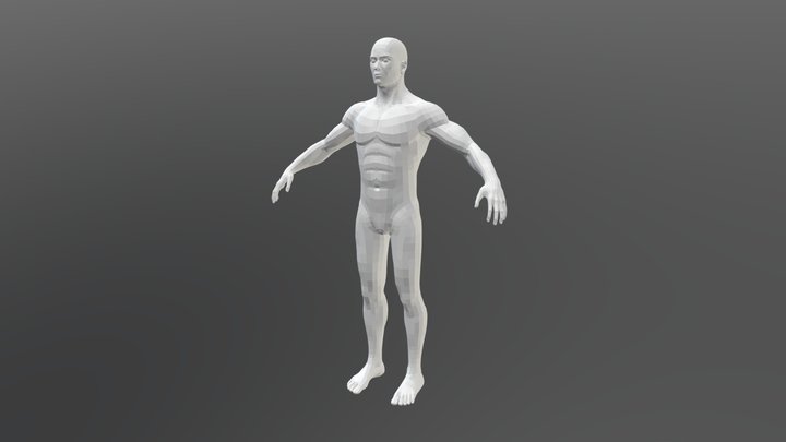 Body Retopo 3D Model