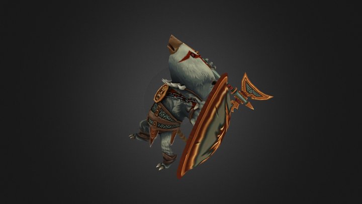 Rumble The Warrior 3D Model