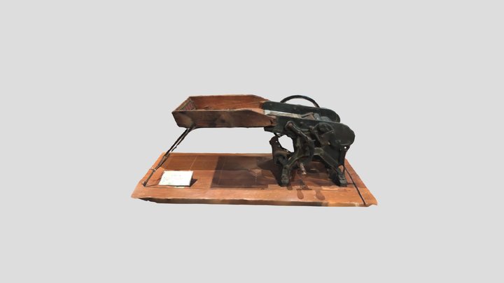 毛羽取り機(長野市立博物館) 3D Model
