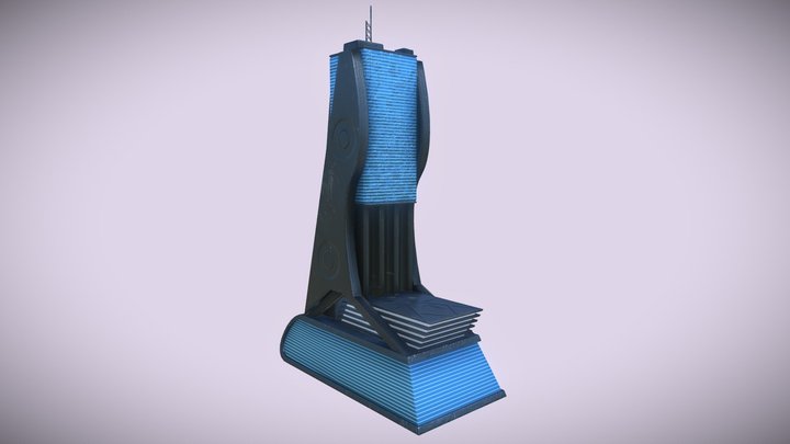 Sci-fi Building 3 – Free 3D Model STL