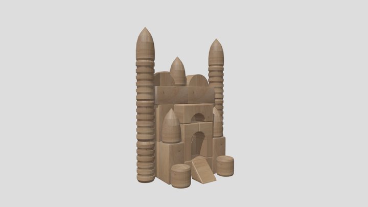 Gibson_Nathan_00368-62225_wk8_Castle 3D Model