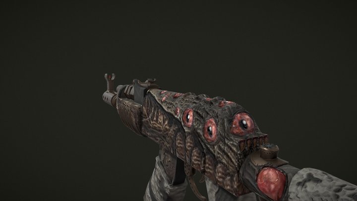 Gazer Gun 3D Model